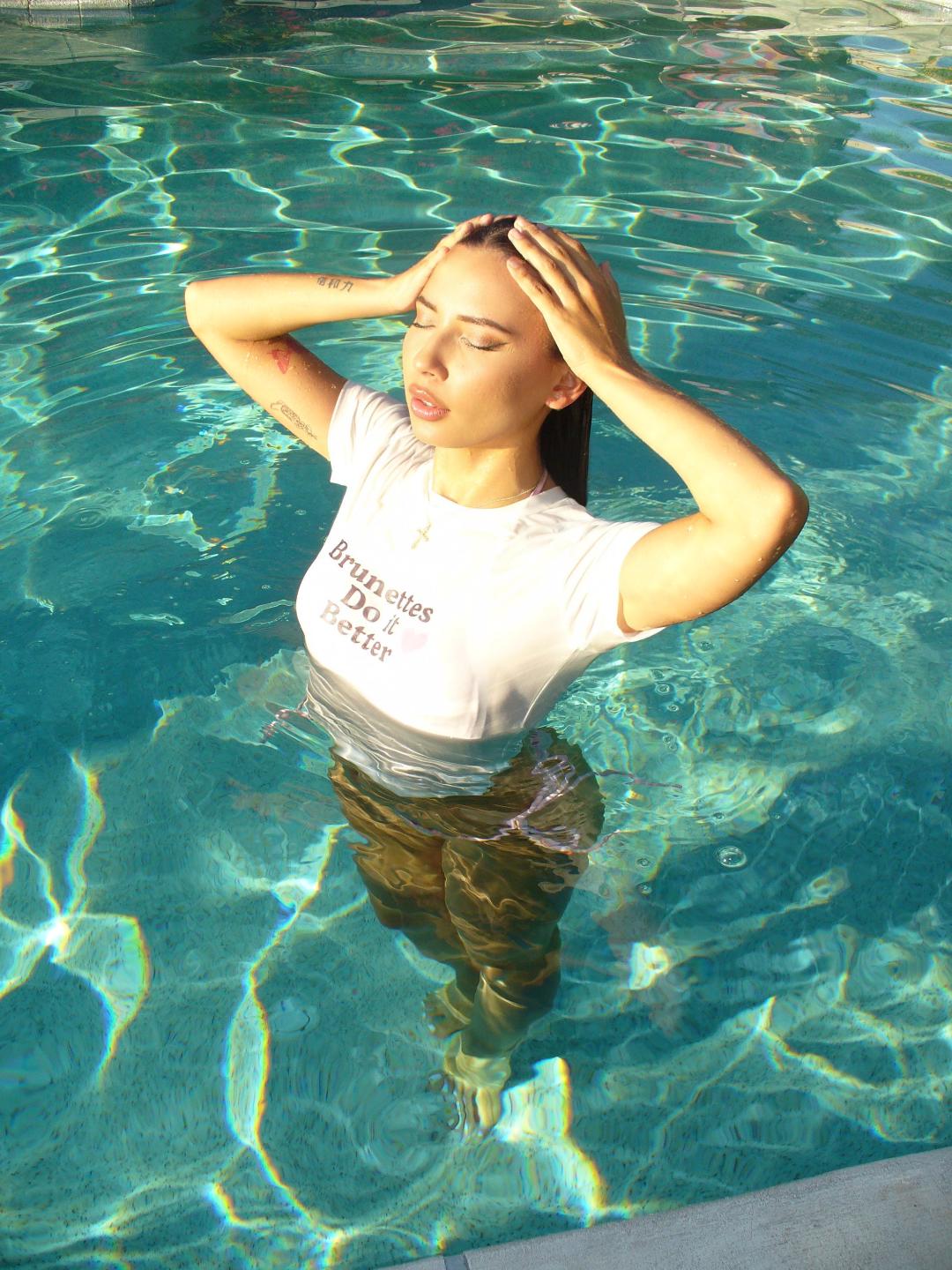 Brunettes Do It Better Baby Tee