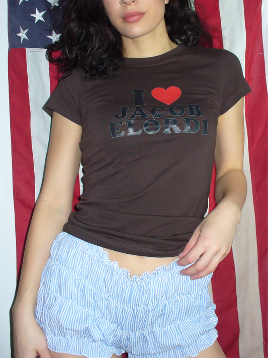 I ❤️ Jacob Elordi Fitted Tee