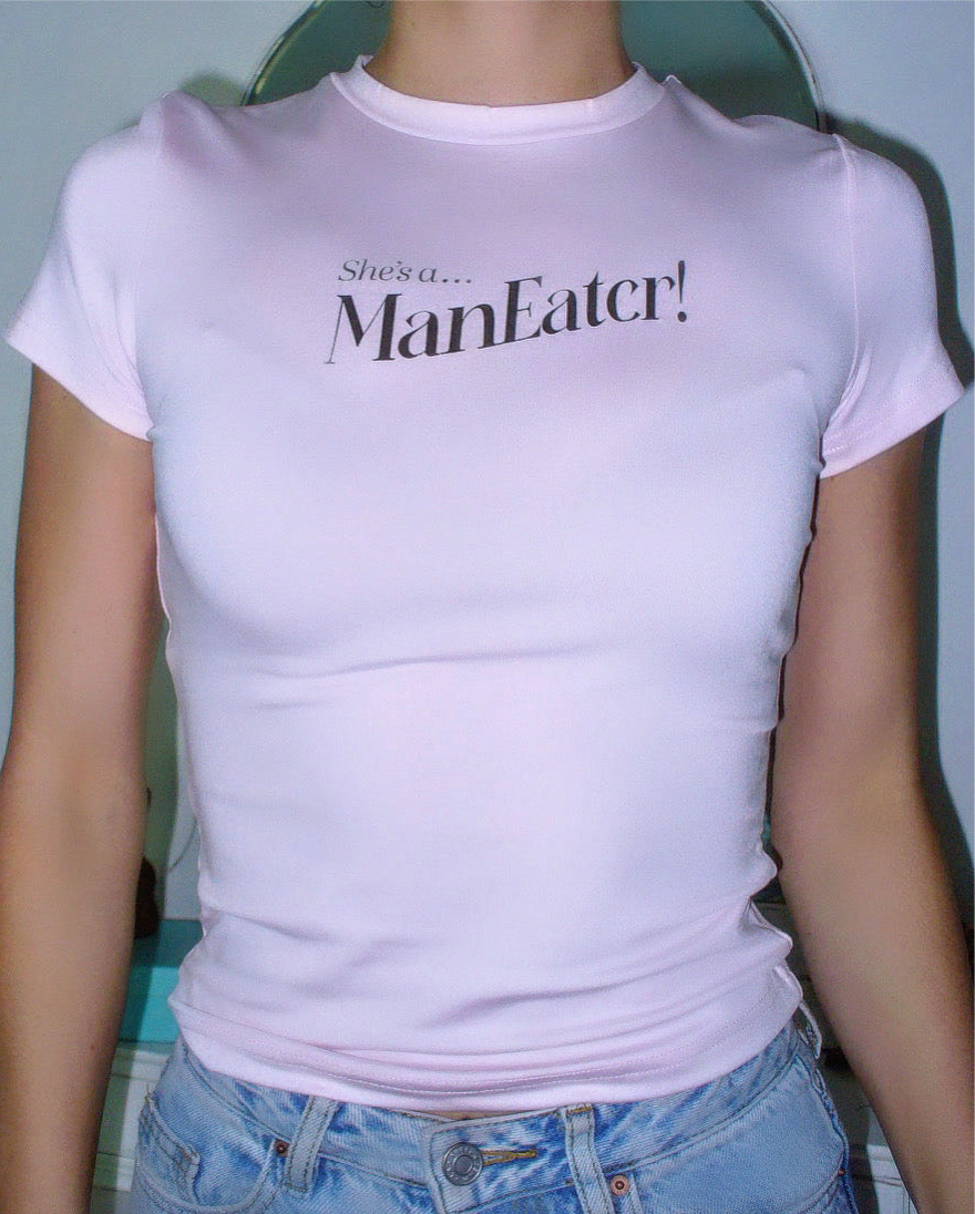 She’s a Maneater Fitted Tee