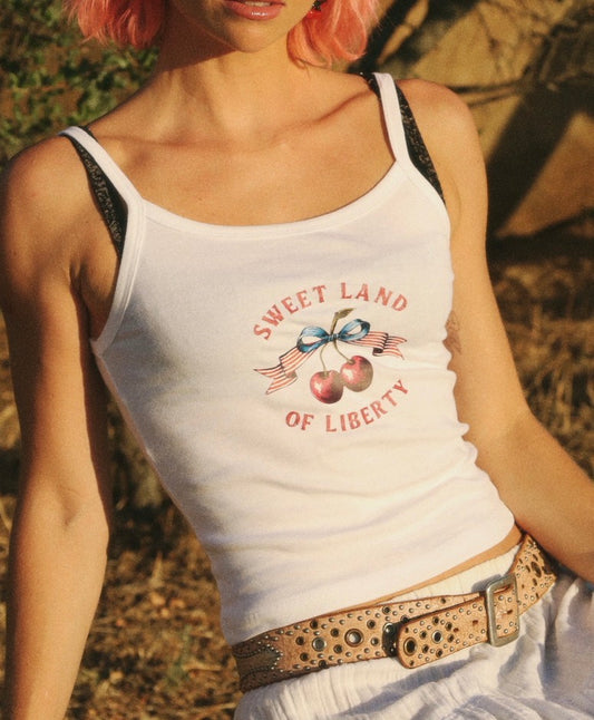Sweet Land of Liberty Cherry Tank