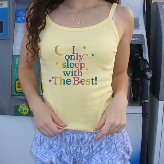 Yellow I Only Sleep With the Best Cami Tank