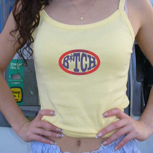 Yellow Bitch Cami Tank